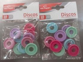 Kit 20 discos para caderno de discos