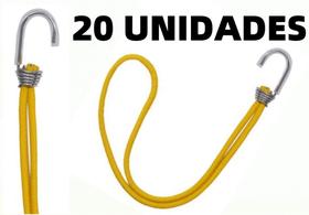 Kit 20 Elasticos Extensor Borracha p/ Caminhão Carreta AMARELO