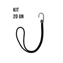 Kit 20 Elásticos para Fixar Lona 60cm Caminhão - Rodocordas