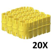 Kit 20 Emenda Luva Pressão Para Conduíte Corrugado 32Mm 1''