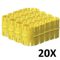 Kit 20 Emenda Luva Pressão Para Conduíte Corrugado 32mm 1'' Kit 20 Emenda Luva Pressão Para Conduíte Corrugado 32mm 1''