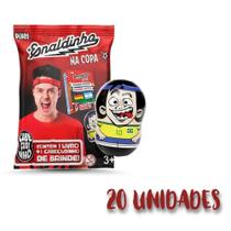 Kit 20 Enaldinho Na Copa Flow Pack Oficial Cabeçudinhos