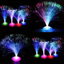 Kit 20 Enfeite De Mesa Abajur Fibra Optica Neon Festas Decoração - Festas e Decor Kit 20 Enfeite De Mesa Abajur Fibra Optica Neon Festas Decoração - Festas e Decor