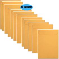 Kit 20 Envelopes Para Armazenar Documentos 24x34cm - Foroni