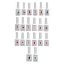 Kit 20 Esmalte Em Gel 10ml - cores variadas - Beltrat
