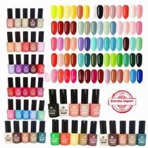 Kit 20 Esmaltes Em Gel 10ml Bella Rosa Unhas Uv Led Cores