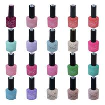 Kit 20 Esmaltes Gel 7.5ml Chic & Fun Unhas Uv Led