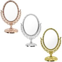 Kit 20 Espelhos Mesa Maquiagem Retro Zoom Aumento Princesas Kit 20 Espelhos Mesa Maquiagem Retro Zoom Aumento Princesas