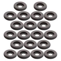 KIT 20 Espuma 4,8cm x 1,4cm Preta Vazada Para Headset Tecxel GN2000 Zox Unixtron CDX 104 Conduvox