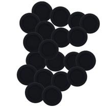 Kit 20 Espumas Grande 80mm 8cm Fechada para Headset e Fone de Ouvido com Encaixe 55mm 5,5cm