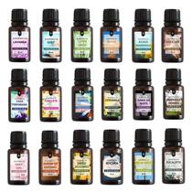Kit 20 Essências Hidrossolúveis para Sabonete, Umidificador e Aromatizador 15ml