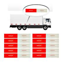 Kit 20 Faixa Refletiva Lateral 10 Direita 10 Esquer Caminhao