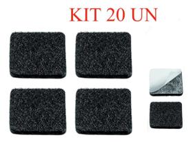 KIT 20 Feltro Pés Cadeira / Sofá Quadrado 40mm