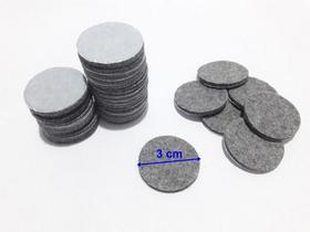 Kit 20 Feltros Adesivados Protetores Pés de Cadeiras Mesas 30mm Redondos Kit 20 Feltros Adesivados Protetores Pés de Cadeiras Mesas 30mm Redondos