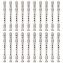 Kit 20 Flautas Doce Barroca FL 20B New York