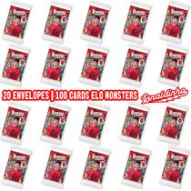 Kit 20 Flow Pack Enaldinho - 100 Cards Elo Monsters Sortidos Oficial