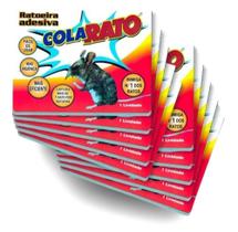 Kit 20 Folhas Adesivas Pega Insetos e Roedores - Super Cola Eficaz para Controle de Pragas