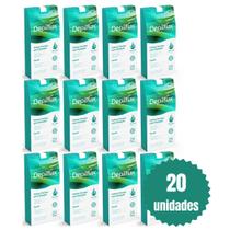 Kit 20 Folhas Prontas Facial Depilação Cera Depilflax Aloe Vera 480un Kit 20 Folhas Prontas Facial Depilação Cera Depilflax Aloe Vera 480un
