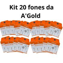 kit 20 fones Original da A'Gold mega promoção envio imediato kit 20 fones Original da A'Gold mega promoção envio imediato