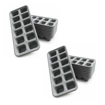 Kit 20 Formas de Gelo Standard Para 12 Cubos Resistente 3UD Kit 20 Formas de Gelo Standard Para 12 Cubos Resistente 3UD