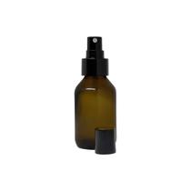 Kit 20 Frascos De Vidro Âmbar 60ml C/ Válvula Spray Preta Kit 20 Frascos De Vidro Âmbar 60ml C/ Válvula Spray Preta