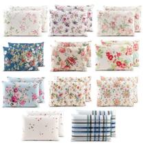 Kit 20 Fronhas Estampadas Poliéster Para Travesseiro Luxo