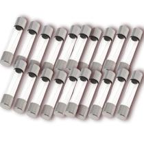 Kit 20 fusivel de vidro 9a grande