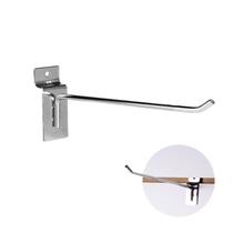 Kit 20 ganchos zincado de 15cm para painel canaletado