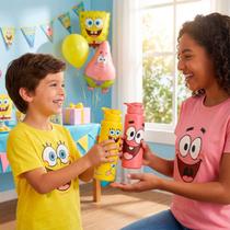 Kit 20 Garrafas 750ml Bob Esponja e Patrick Lembrancinha