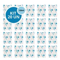 Kit 20 Gelo Gel Bolsa Artificial Reutilizável Flexível Compressa 120g