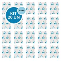 Kit 20 Gelo Gel Bolsa Artificial Reutilizável Flexível Compressa 170g