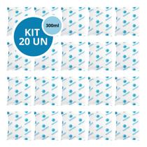 Kit 20 Gelo Gel Bolsa Artificial Reutilizável Flexível Compressa 300g