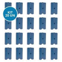 Kit 20 Gelo Placa Gel Artificial Reutilizável Rígido 400ml