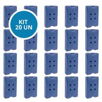Kit 20 Gelo Placa Gel Artificial Reutilizável Rígido 700ml Kit 20 Gelo Placa Gel Artificial Reutilizável Rígido 700ml