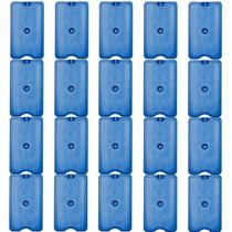 Kit 20 Gelo Placa Reutilizável 500ml Ideal Para Cooler Caixa Térmica Isopor