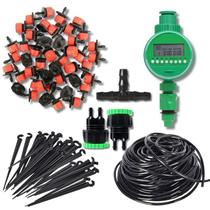 Kit 20 Gotejadores e Temporizador Automático Para Plantas