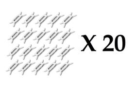 Kit 20 grampo guarnição porta fiat