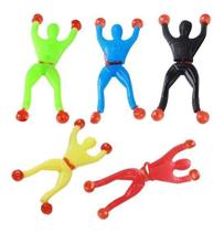 Kit 20 Homem Geleca Gruda Na Parede Brinquedo Homem Aranha