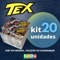 Kit 20 Hqs Gibi Tex Mensal, Coleção ou Almanaque Novas