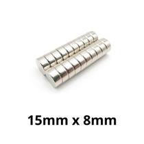 Kit 20 Imã Neodímio Disco Magnético N35 15x 8mm Super Forte Potente Redondo Kit 20 Imã Neodímio Disco Magnético N35 15x 8mm Super Forte Potente Redondo