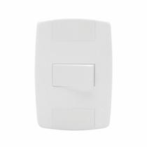 Kit 20 Interruptor 1 Tecla Simples Branco 10a Linha Lev