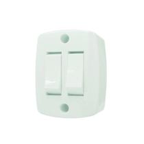 Kit 20 Interruptor Elétrico Sobrepor 2 Teclas 6A - Ilumi