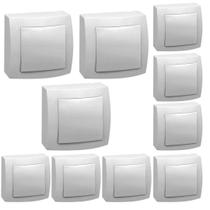 Kit 20 Interruptor Paralelo De Sobrepor 10a Sistemax 675001 Legrand