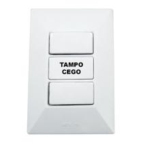 Kit 20 Interruptor Simples 10A 2 Teclas Branco Com Placa Espelho Linha Dubai 127v e 250v Bivolt Kit 20 Interruptor Simples 10A 2 Teclas Branco Com Placa Espelho Linha Dubai 127v e 250v Bivolt