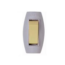 Kit 20 Interruptor Tipo Pera 1 Tecla Simples Cinza - Ilumi