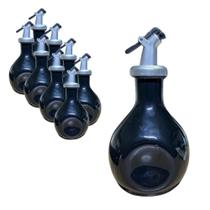 Kit 20 Jarra Porta Shoyu Amassada Sushi Preto Bico Dosador Kit 20 Jarra Porta Shoyu Amassada Sushi Preto Bico Dosador