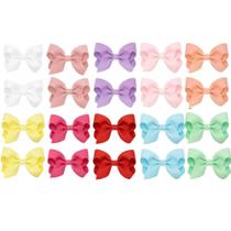 Kit 20 Laços de Cabelo Parzinho Boutique no Bico de Pato