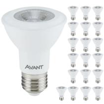 Kit 20 Lâmpada Led Par20 7w Bivolt E27 Branco Frio - Avant