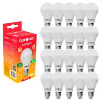 Kit 20 Lâmpadas Bulbo Led 9w 3000k Luz Morna Atacado 110v/220v Bivolt Casa Comercio Kit 20 Lâmpadas Bulbo Led 9w 3000k Luz Morna Atacado 110v/220v Bivolt Casa Comercio