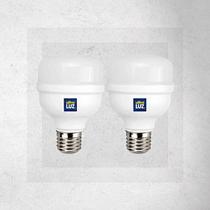 Kit 20 Lâmpadas Led 40w Bulbo 6500k E27 Super Econômica Branco Frio Ultra Luz